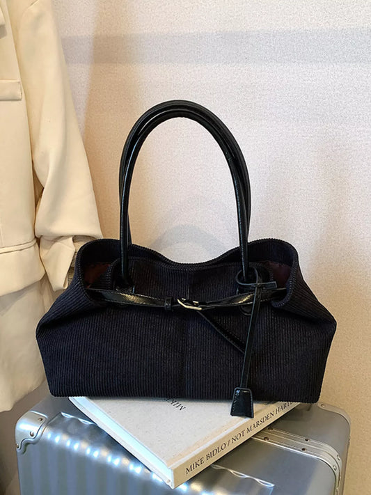 Buckle Decor Shoulder Bag nicholesgifts