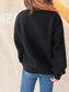 Bow Pattern Casual Long Sleeve Sweater nicholesgifts