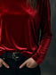 Full Size Velvet Long Sleeve T-Shirt Plus Size nicholesgifts