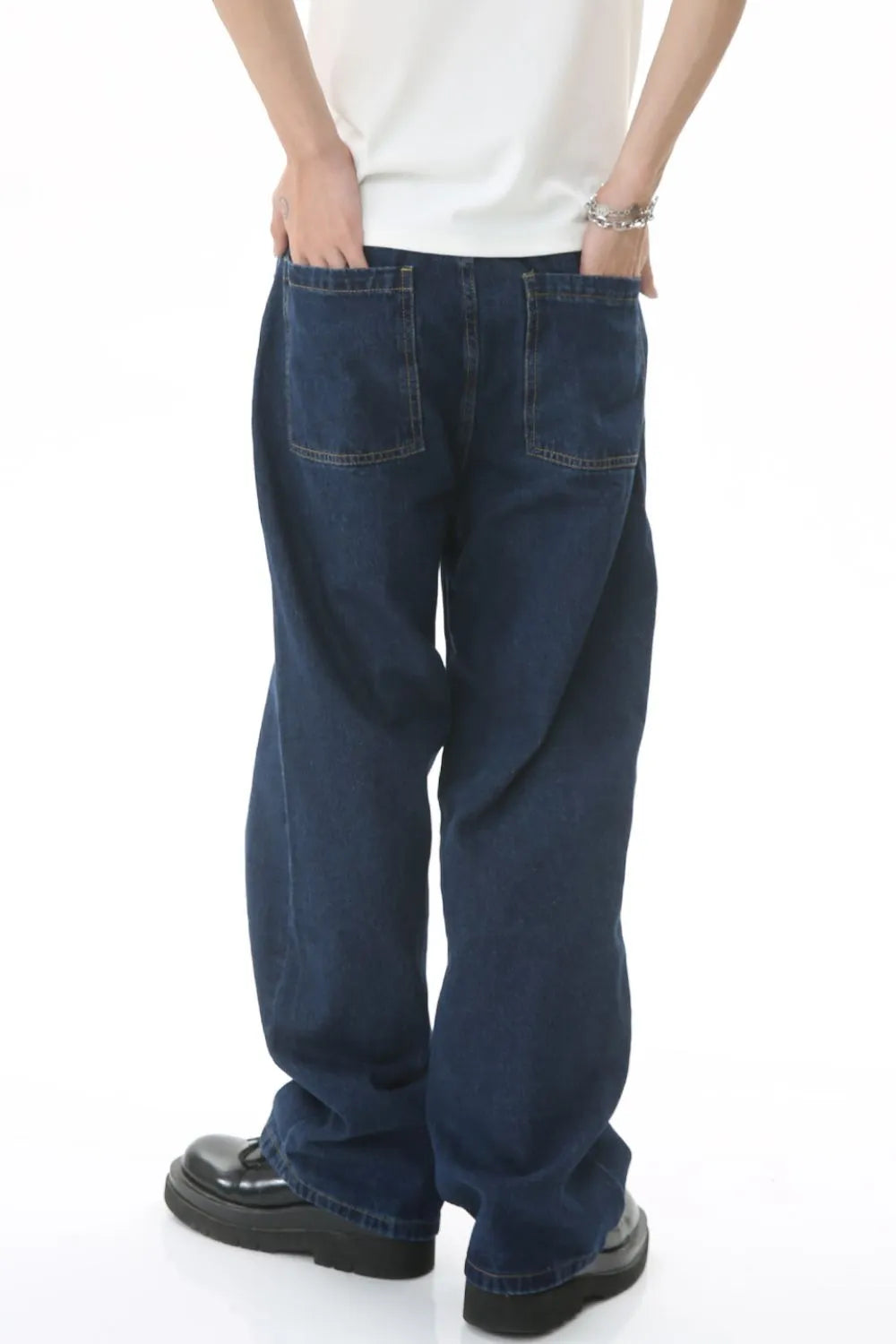 Men's Mid Rise Straight Leg Jeans Trendsi