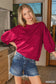 Zenana Scuba Dolman Sleeve Sweatshirt nicholesgifts