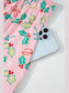 Printed Collared Neck Long Sleeve Top and Pants Lounge Set nicholesgifts