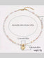 Women Bead Heart Pendant Necklace nicholesgifts