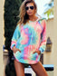 BiBi Tie Dye French Terry Hoodie with Kangaroo Pocket nicholesgifts