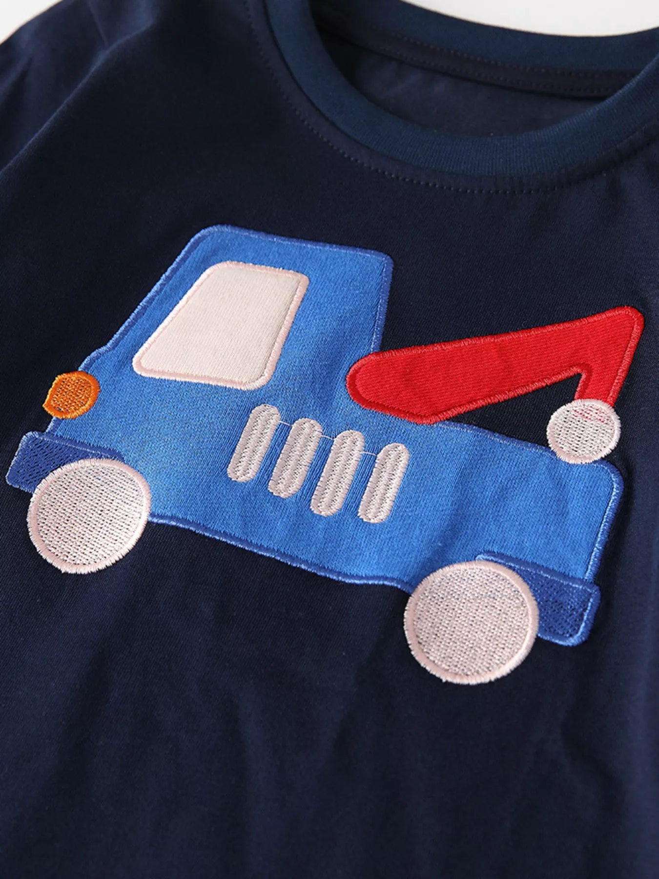 Children's Truck Applique Long Sleeve Top and Pants Set NicholesGifts