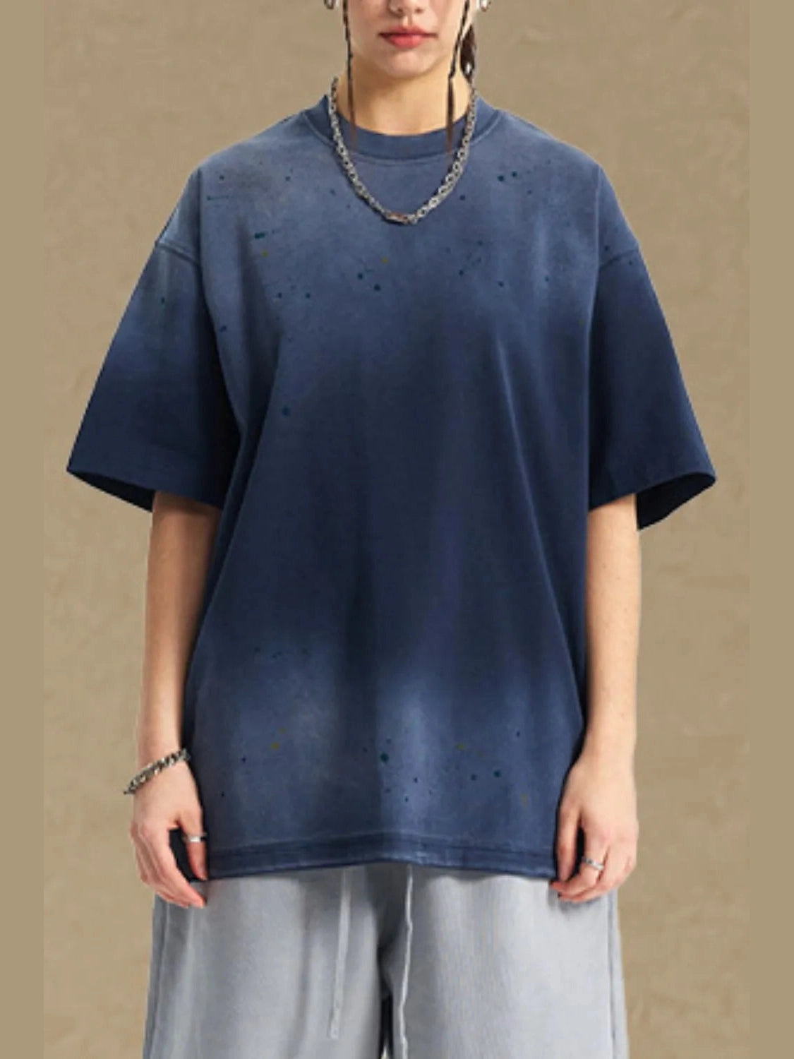 Men's Round Neck Half Sleeve T-Shirt Trendsi