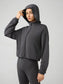 Millennia Zip Up Dropped Shouder Active Hooded nicholesgifts