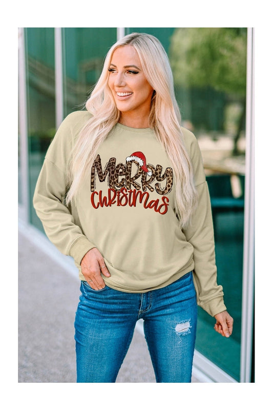 MERRY CHRISTMAS Graphic Sweatshirt