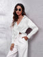 Collared Neck Buttoned Long Sleeve Shirt nicholesgifts