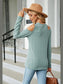 Dropped Shoulder Long Sleeve Blouse nicholesgifts