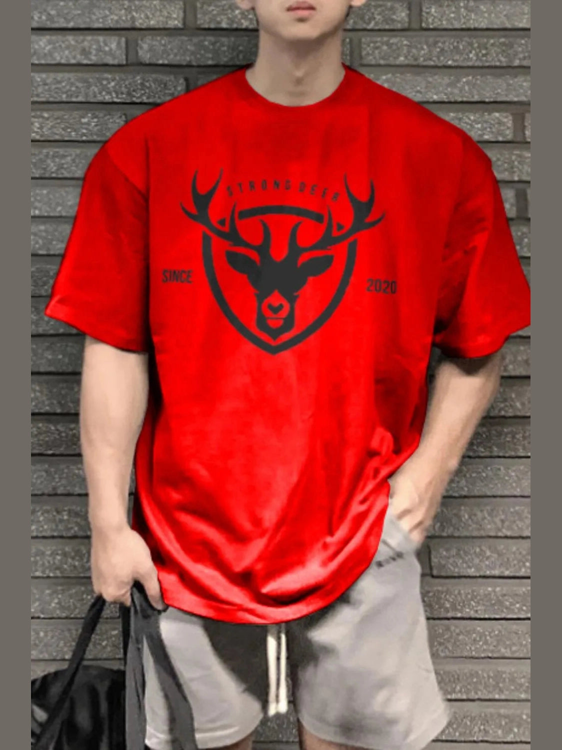 Men's Plus Size Graphic Round Neck Half Sleeve T-Shirt NicholesGifts