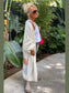 Letter Dropped Shoulder Long Sleeve Cardigan nicholesgifts