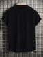 Men's Plus Size Classic Color Block Short Sleeve Shirt nicholesgifts