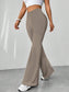 Women High Waisted Flare Pants nicholesgifts