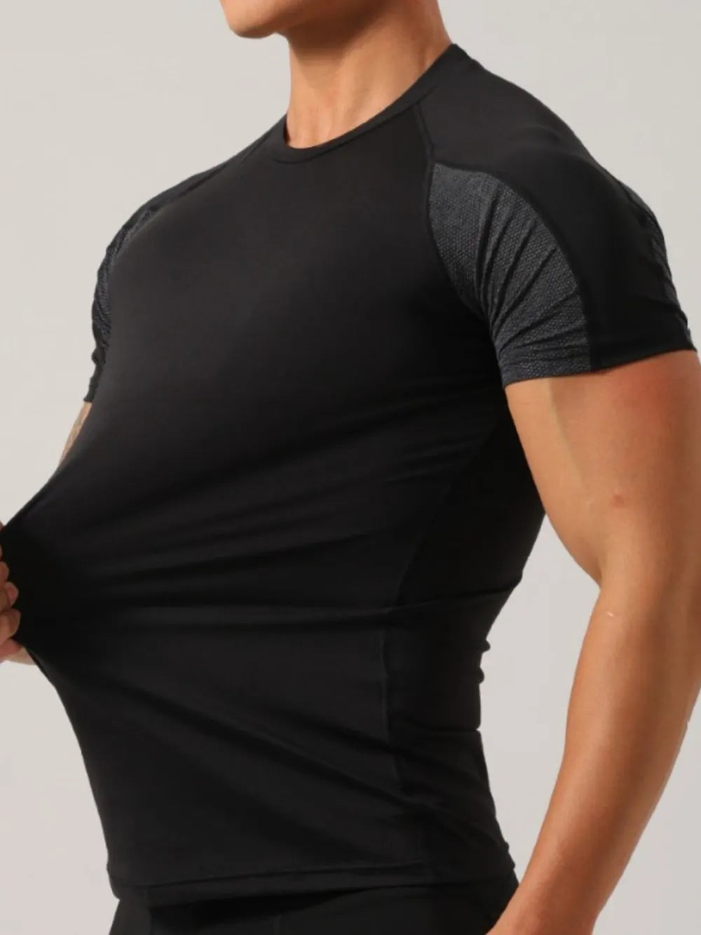 Men's Plus Size Round Neck Short Sleeve T-Shirt NicholesGifts