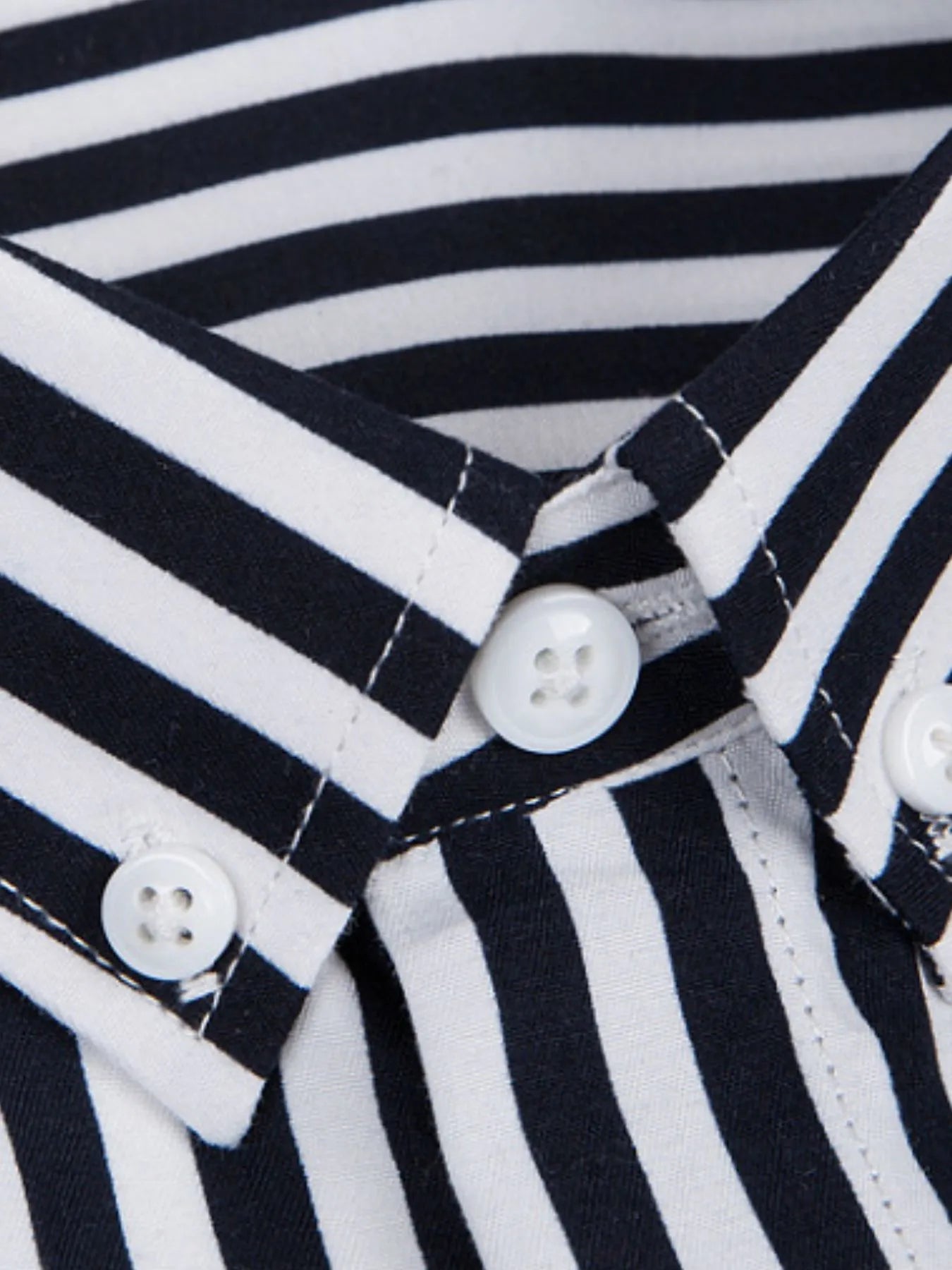 Men's Plus Size Striped Button Up Long Sleeve Shirt NicholesGifts