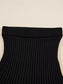 Round Neck Top and Skirt Sweater Set nicholesgifts