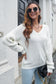 V-Neck Drop Shoulder Sweater nicholesgifts