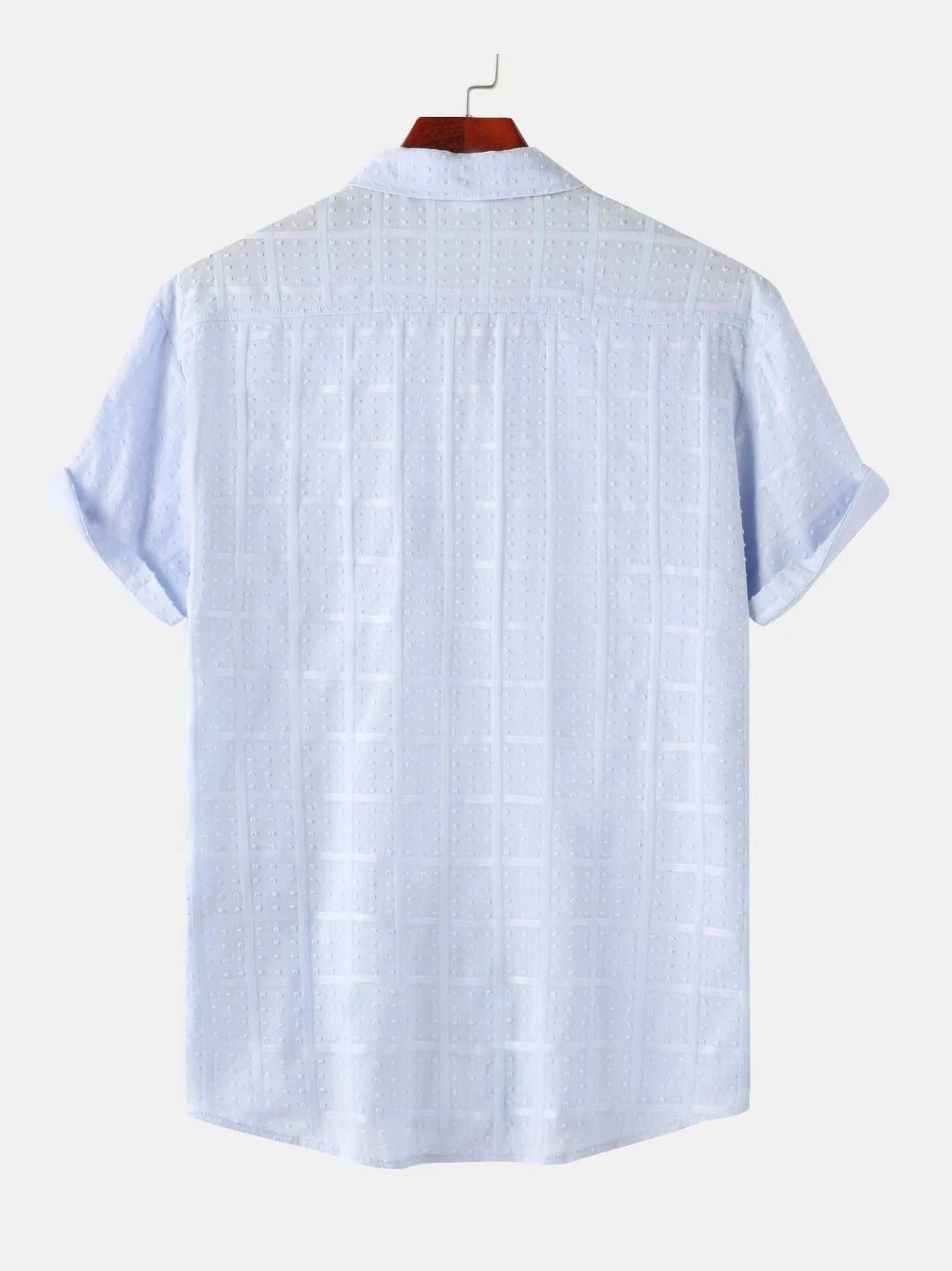 Men's Casual Short Sleeve Button Down Shirt NicholesGifts