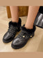 Round Toe Block Heels Boots nicholesgifts