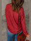 Women Christmas Tree Round Neck Long Sleeve Top nicholesgifts