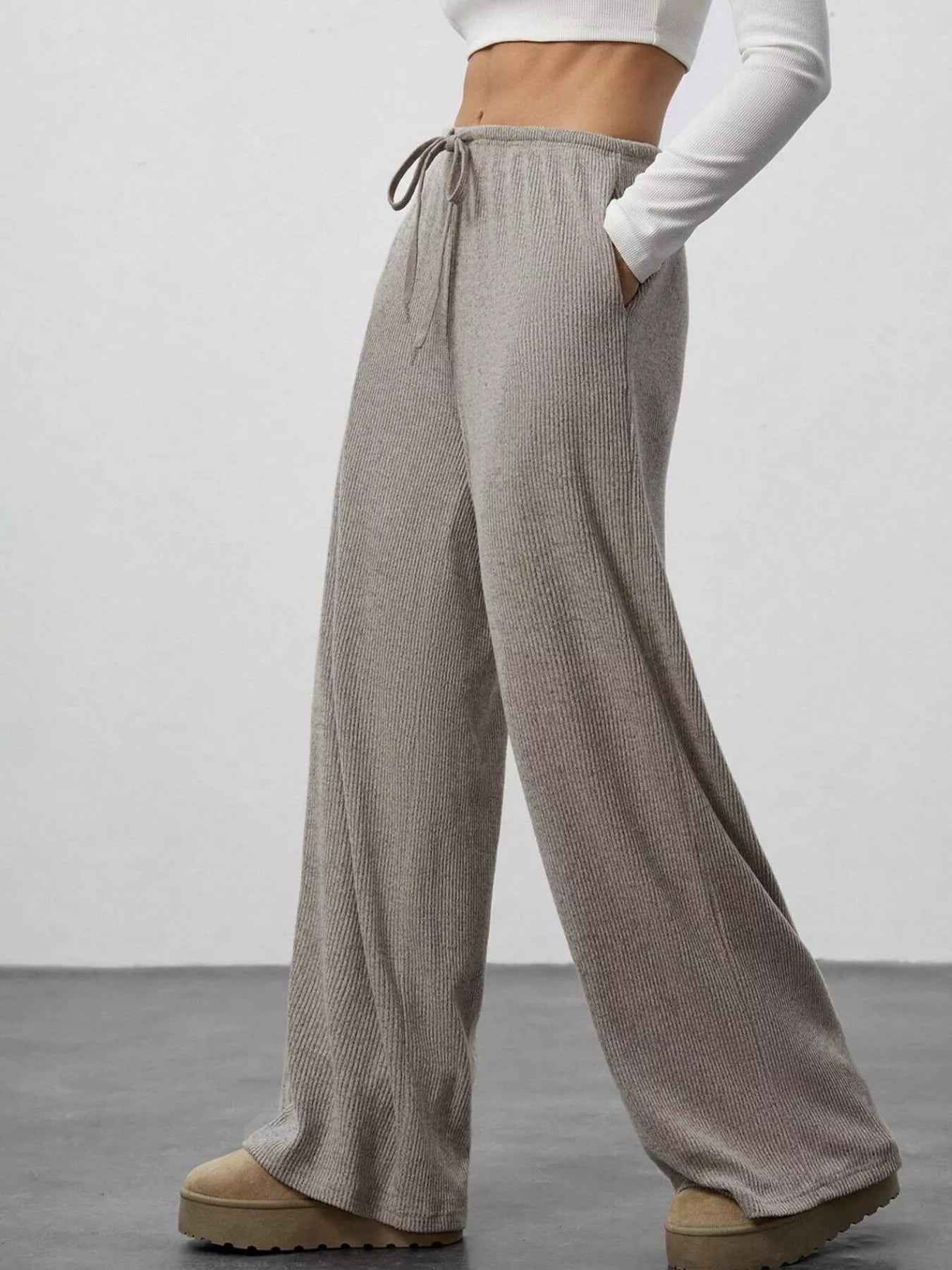 Women Relaxed Fit Drawstring Pants nicholesgifts