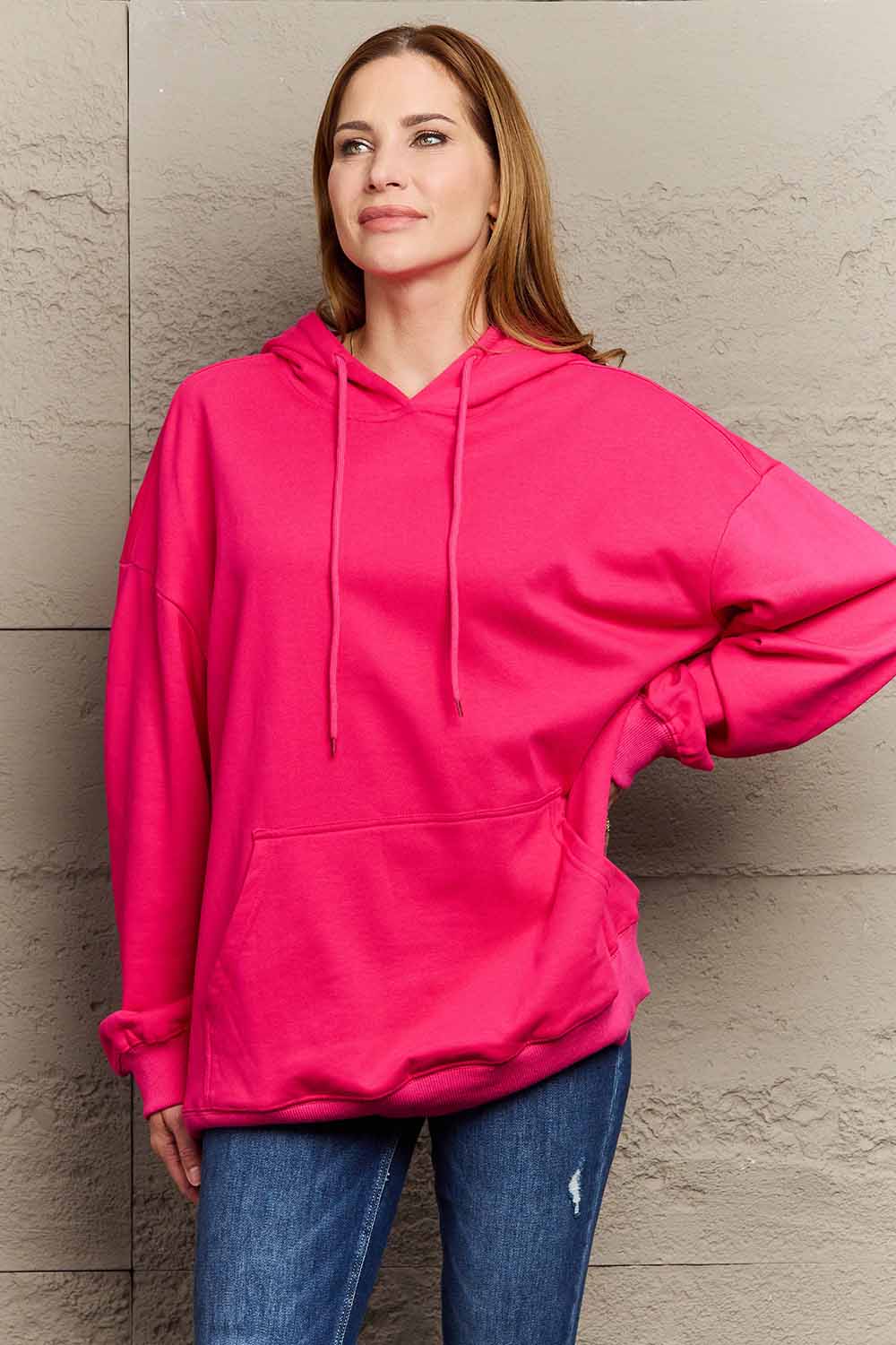 Simply Love Simply Love Full Size TX 1882 Graphic Hoodie Trendsi