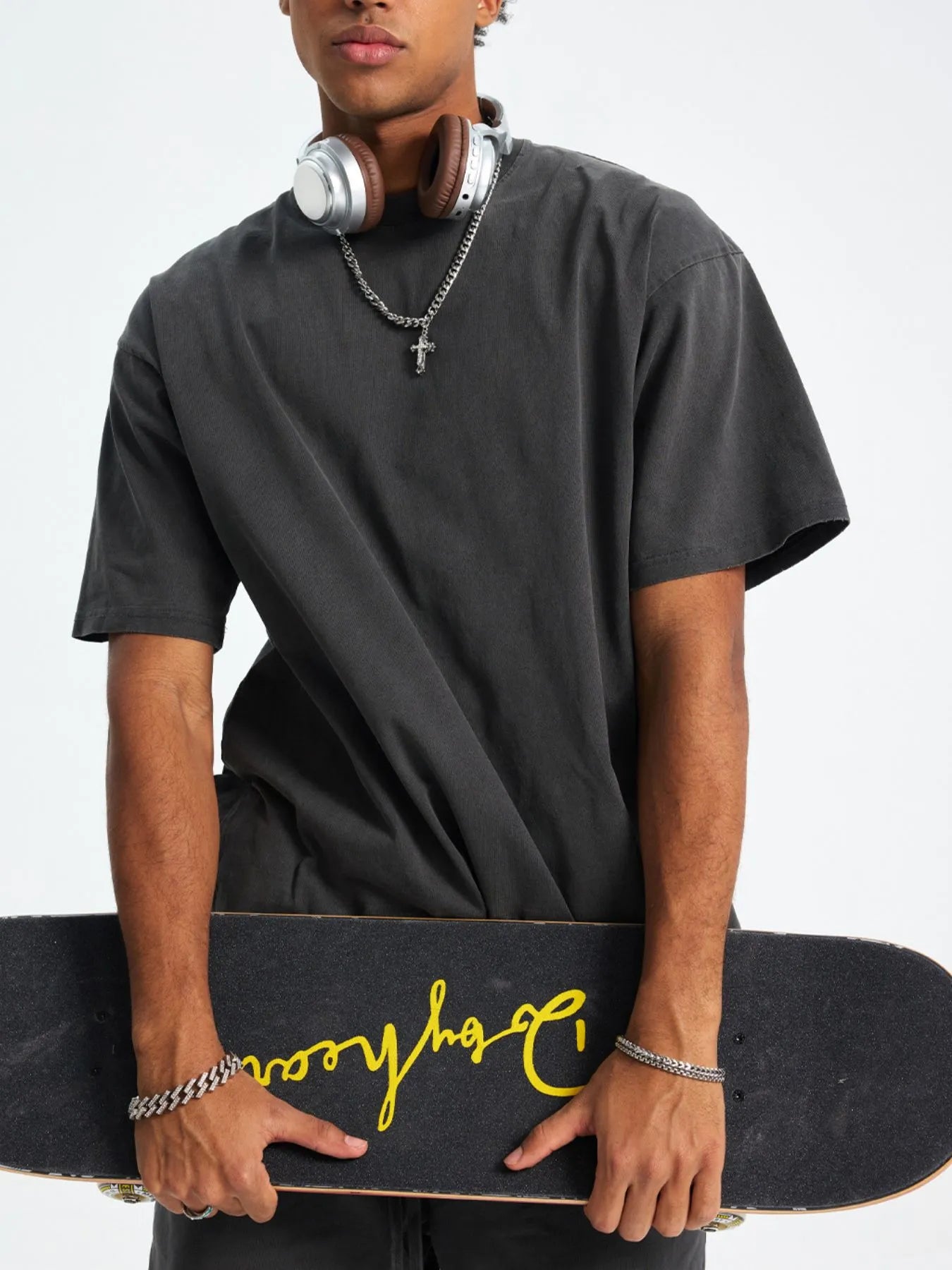 Men's Casual Oversized Cotton T-Shirt NicholesGifts