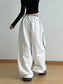 Women Wide Leg Drawstring Pants nicholesgifts