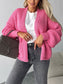 Open Front Dropped Shoulder Cardigan nicholesgifts