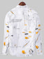 Men's Plus Size Casual Printed Long Sleeve Shirt nicholesgifts