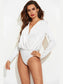 Surplice Long Sleeve Bodysuit nicholesgifts
