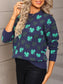 Lucky Clover Crew Neck Sweater nicholesgifts