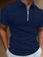 Men's Full Size Collared Neck Short Sleeve Polo Plus Size nicholesgifts
