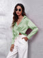 Collared Neck Buttoned Long Sleeve Shirt nicholesgifts