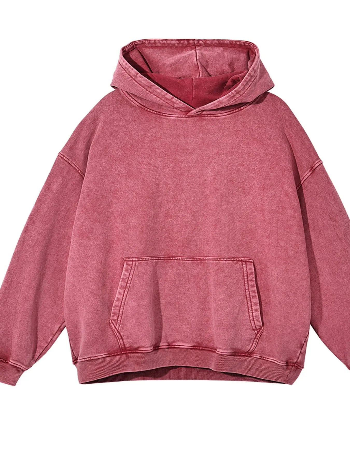 Men's Washed Oversized Long Sleeve Hoodie NicholesGifts