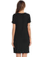 Round Neck Short Sleeve Lounge Dress nicholesgifts