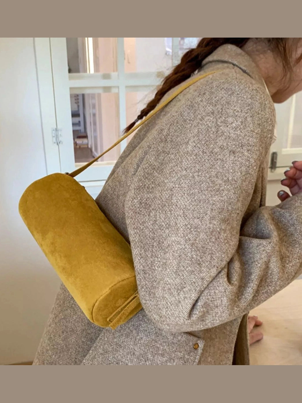Retro Cylinder Shoulder Bag nicholesgifts