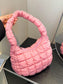 Quilted Ruched Shoulder Bag nicholesgifts
