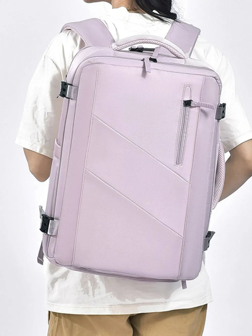 Oxford Cloth Adjustable Straps Backpack Bag nicholesgifts