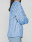 Openwork Round Sleeve Cable-Knit Sweater nicholesgifts