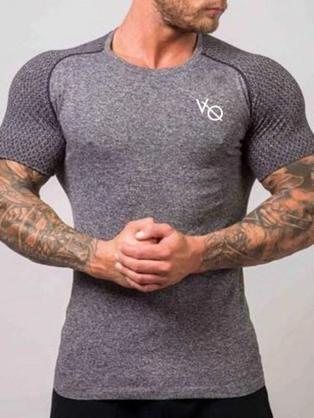 Men's Round Neck Short Sleeve T-Shirt Trendsi