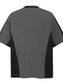 Men's Relaxed Fit Color Block T-Shirt nicholesgifts