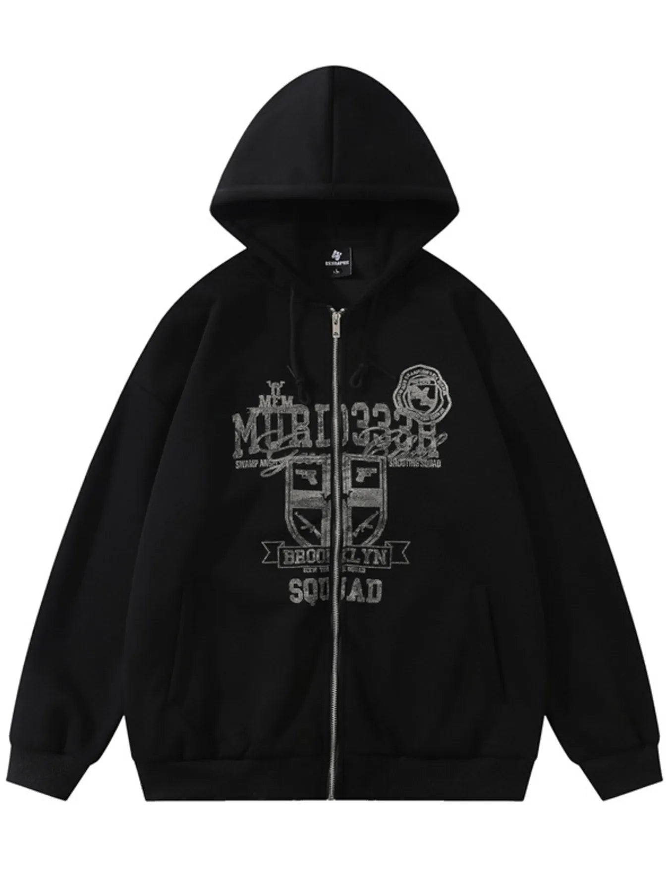Men's Zip-Up Hooded Jacket Trendsi