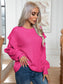 Dropped Shoulder Long Sleeve Sweater nicholesgifts