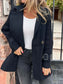 Full Size Texture Knit Longline Coat Plus Size nicholesgifts
