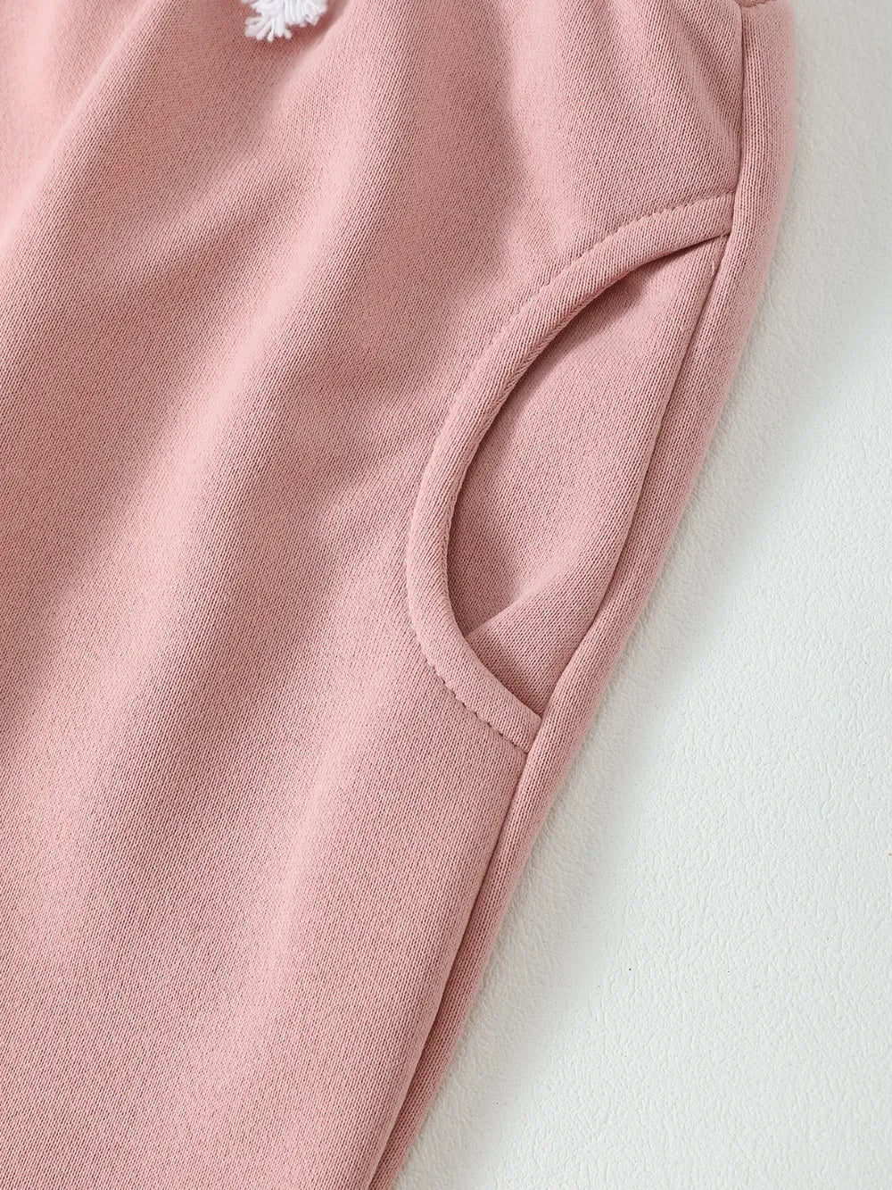 Children's Letter Graphic Sweatshirt and Pants Set Trendsi