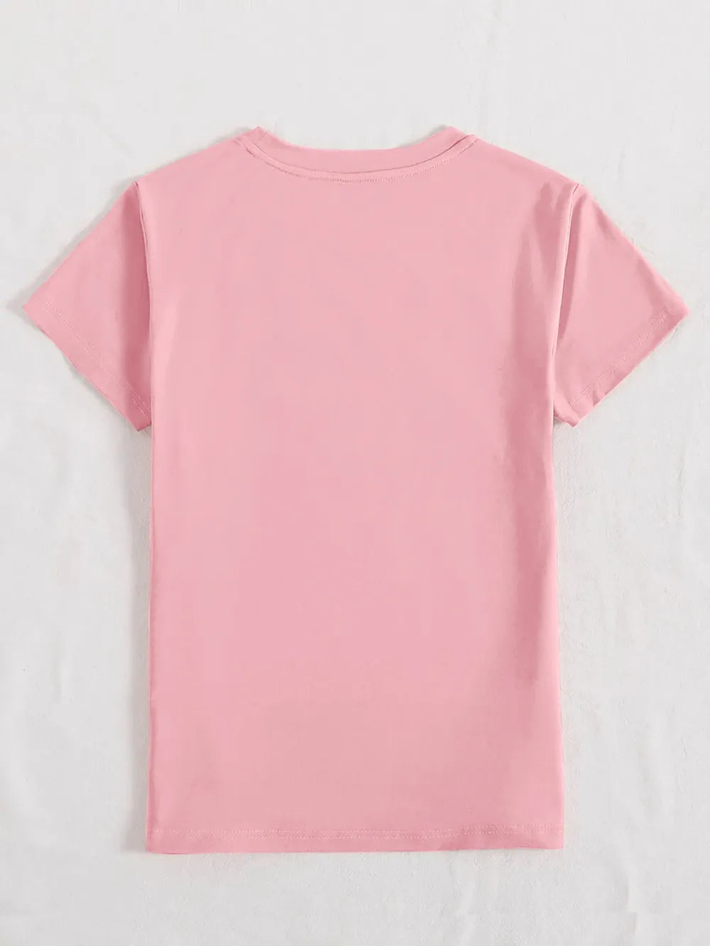 Rabbit Round Neck Short Sleeve T-Shirt nicholesgifts