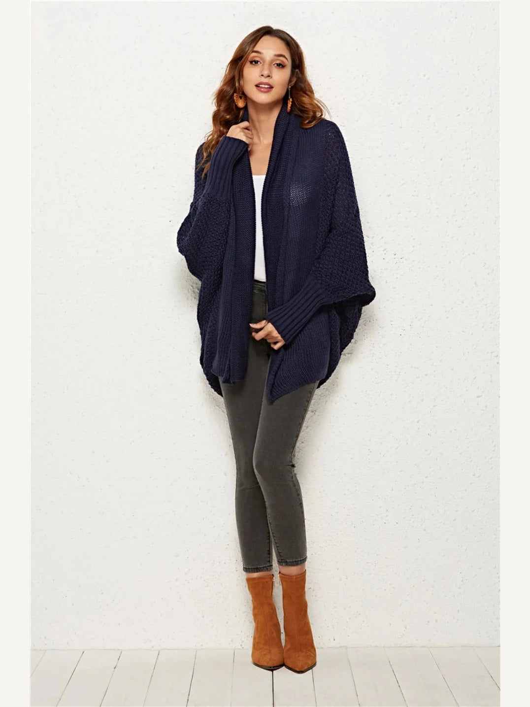 Women Angel Wings Open Front Batwing Sleeve Cardigan nicholesgifts