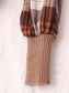 Plaid Long Sleeve Sweater Dress nicholesgifts
